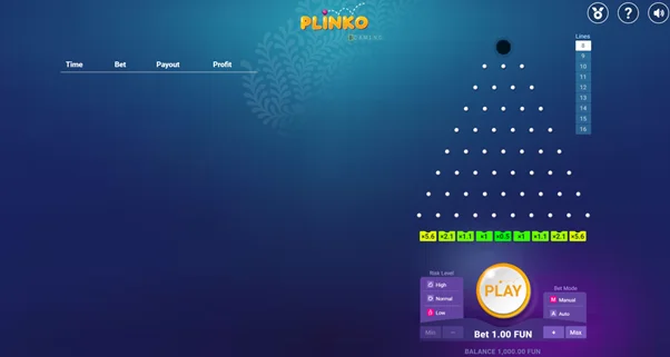 1win Plinko