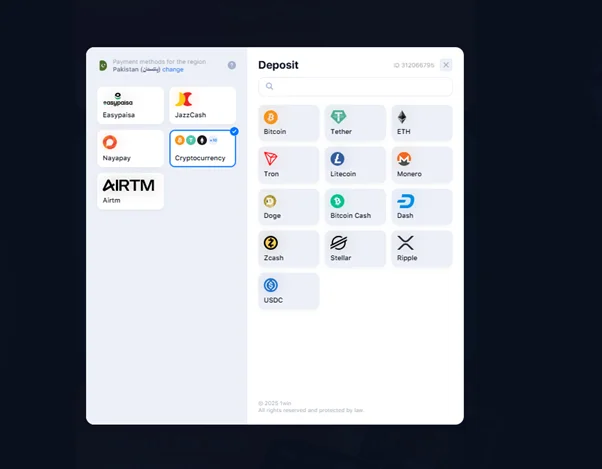 1win crypto