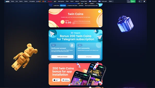 1win cryptocurrency casino