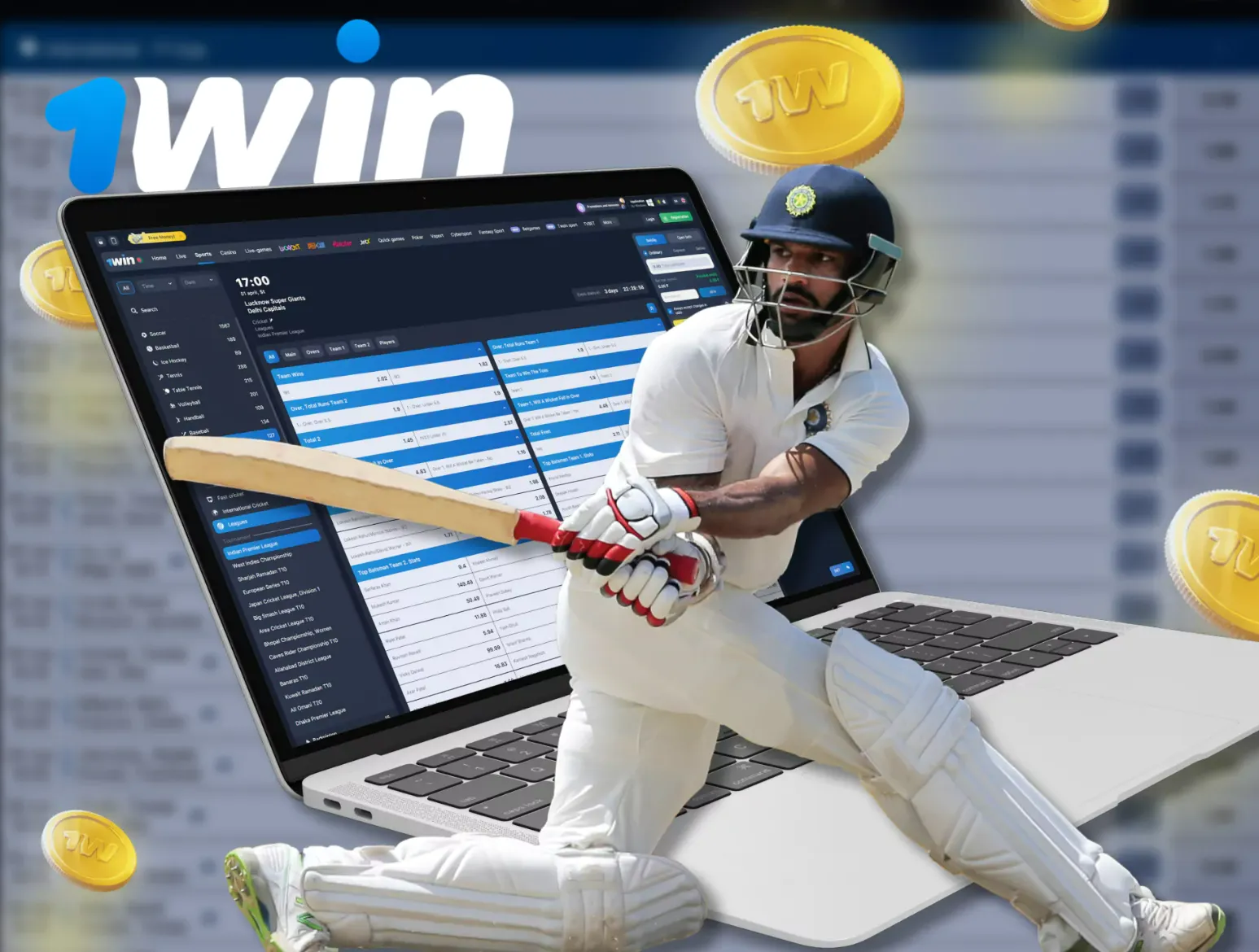 1win cricket in Pakistan